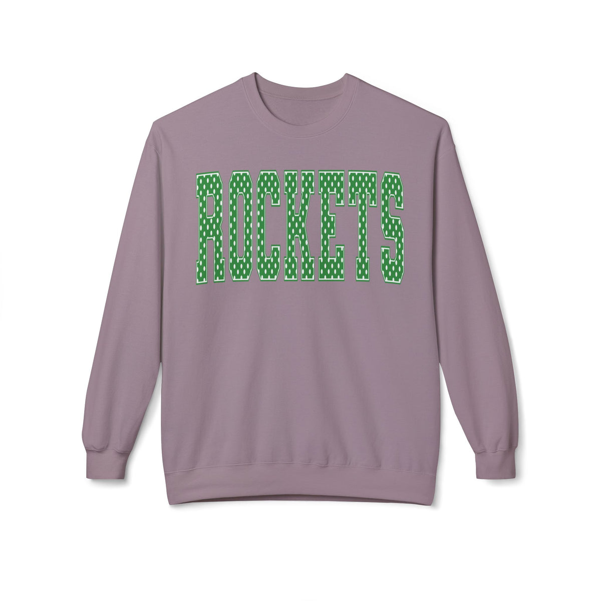 Rockets Green Varsity Crewneck Sweatshirt