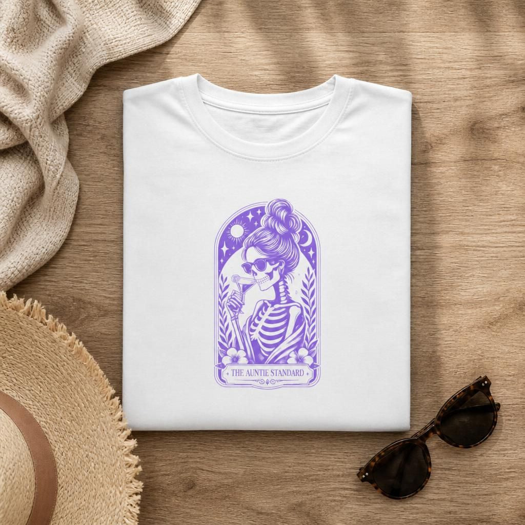 The Auntie Standard - Retro Tarot T-Shirt