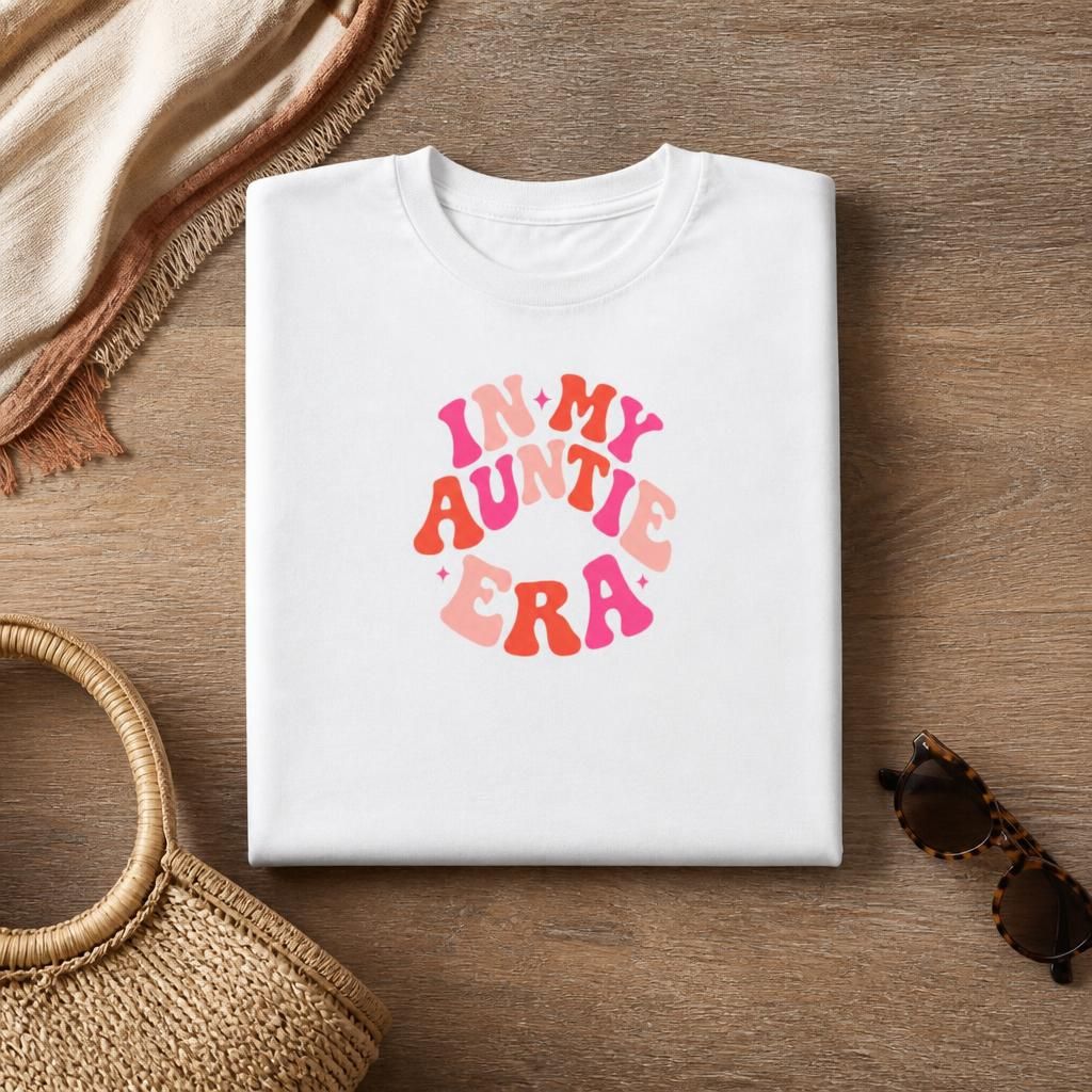 Auntie Era Neon Bubble Letters T-Shirt