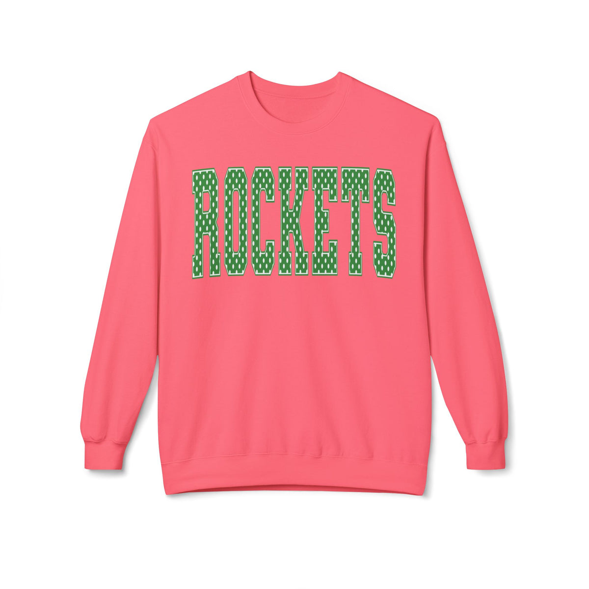 Rockets Green Varsity Crewneck Sweatshirt