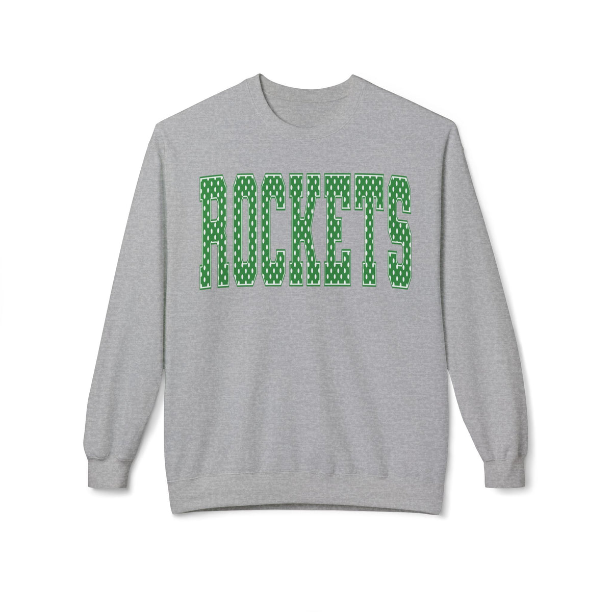 Rockets Green Varsity Crewneck Sweatshirt