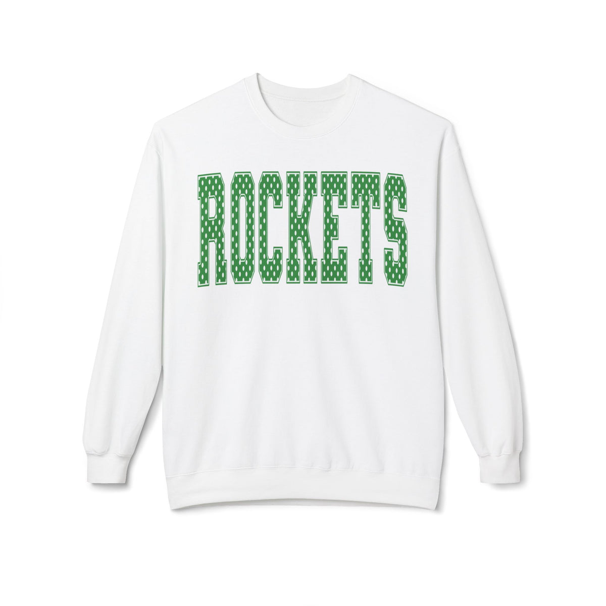 Rockets Green Varsity Crewneck Sweatshirt
